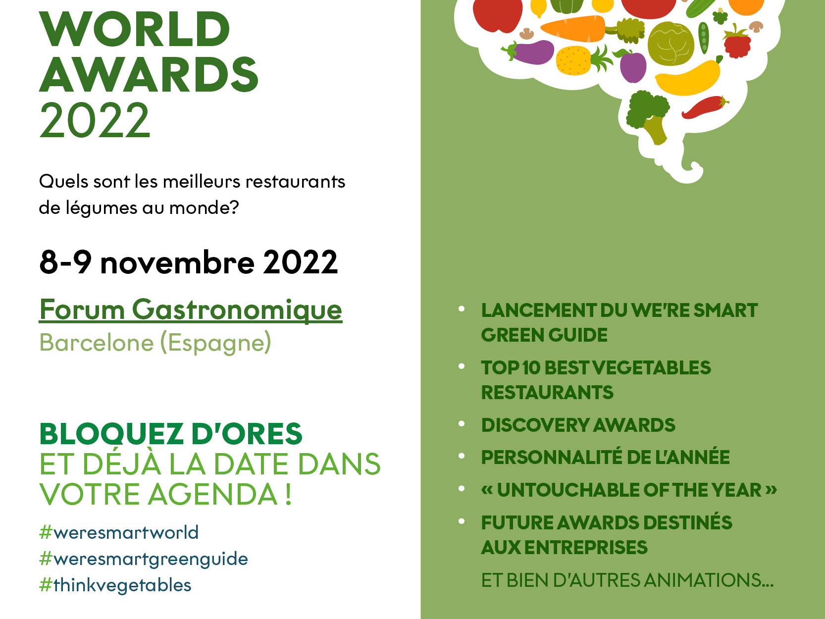 Save the Date: We're Smart World Awards 2022