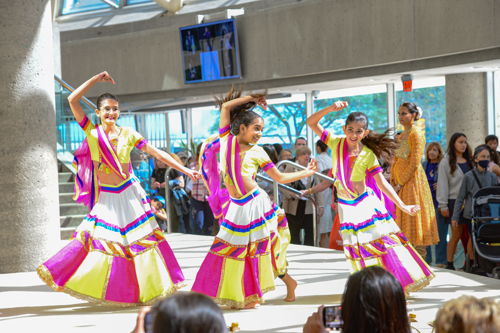 Sanskriti Arts performing at the TSO Open House, Sep 2023 (Photo by Steve Blackburn/Toronto Symphony Orchestra)