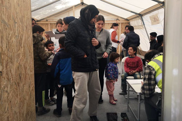 For the second consecutive winter MSF has to scale up its emergency intervention to respond to the needs of the population trapped in the Greek islands. The clinic will respond to the needs of the most vulnerable people, in particular minors under 16 years old and pregnant women. Credit: MSF For the second consecutive winter MSF has to scale up its emergency intervention to respond to the needs of the population trapped in the Greek islands. The clinic will respond to the needs of the most vulnerable people, in particular minors under 16 years old and pregnant women. Credit: MSF