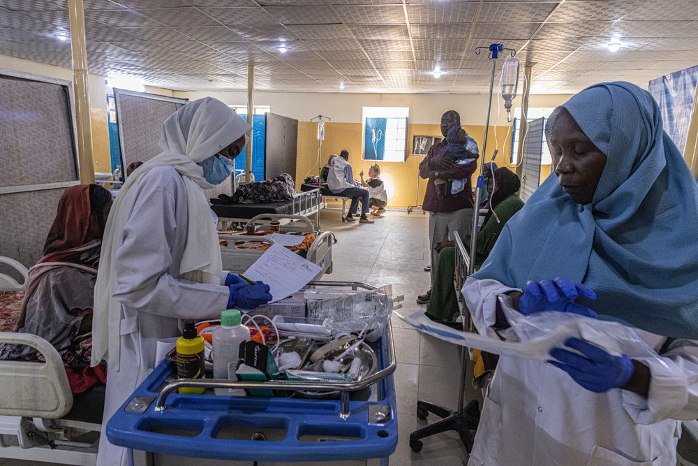 Zalingei teaching hospital emergency department, Zalingei, Central Darfur state, Sudan. Photographer: Juan Carlos Tomasi|Location: Sudan|Date: 05/04/2024