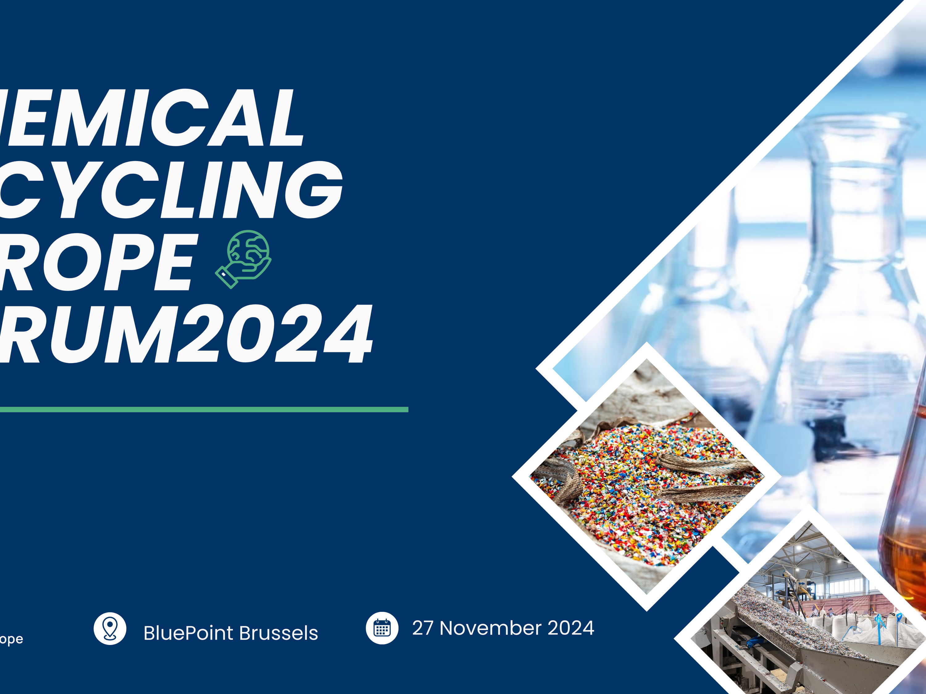 Last chance to register – 27 November 2024 Chemical Recycling Europe Forum! 