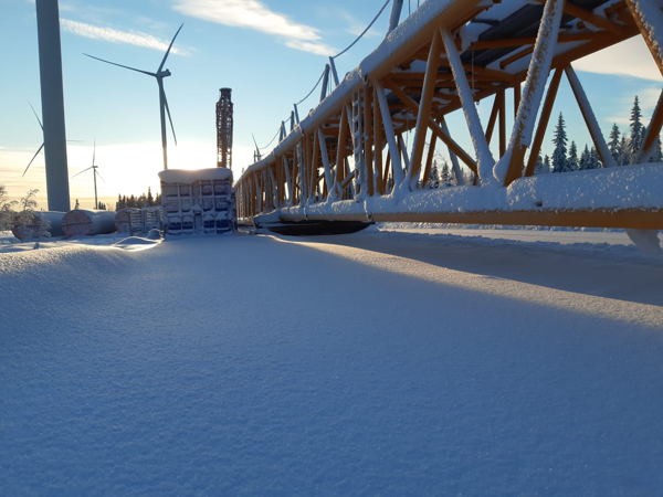 A lot of wind around Sweden