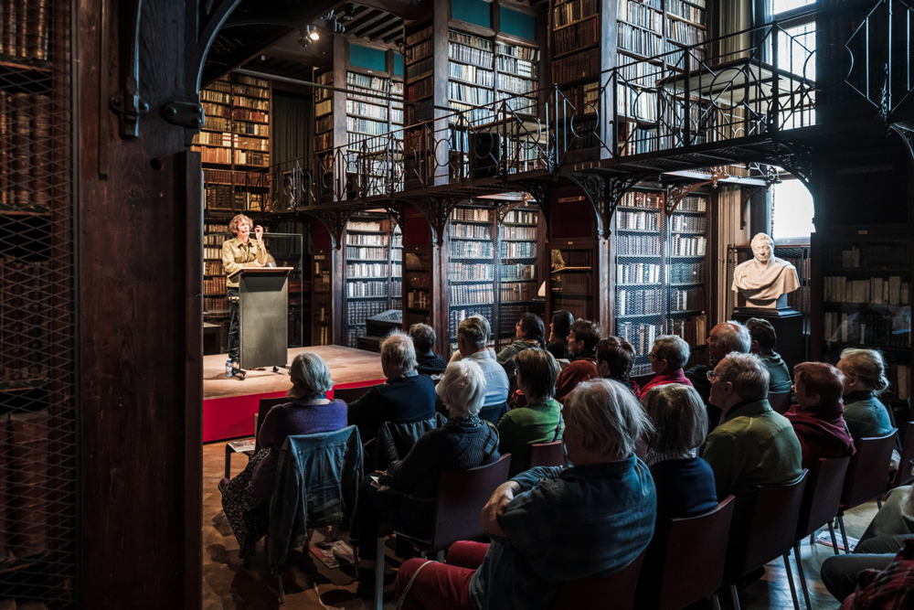 Lezing in de Nottebohmzaal | Erfgoedbibliotheek Hendrik Conscience | Foto: LUCID