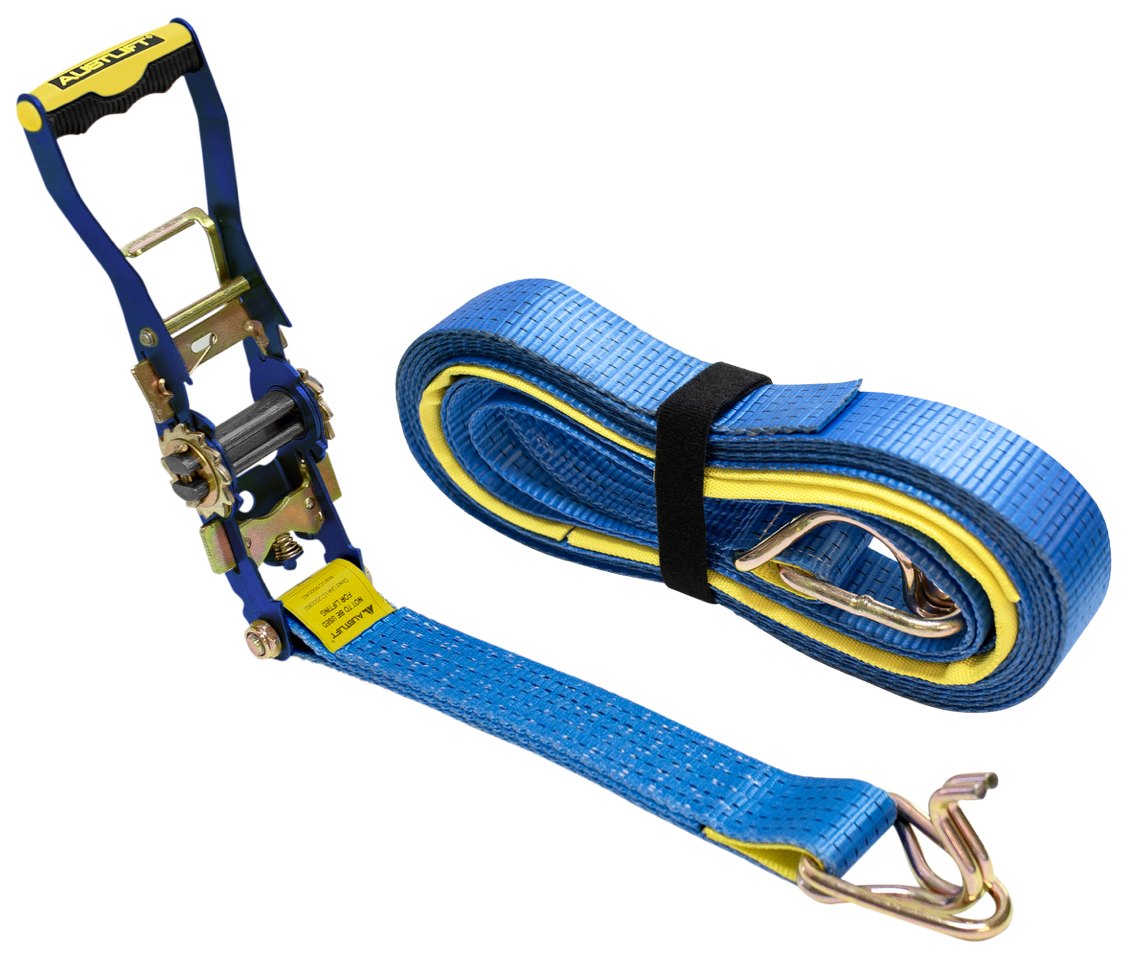 Swiftcore is a 50mm webbing ratchet tie-down with a redesigned and patented core.