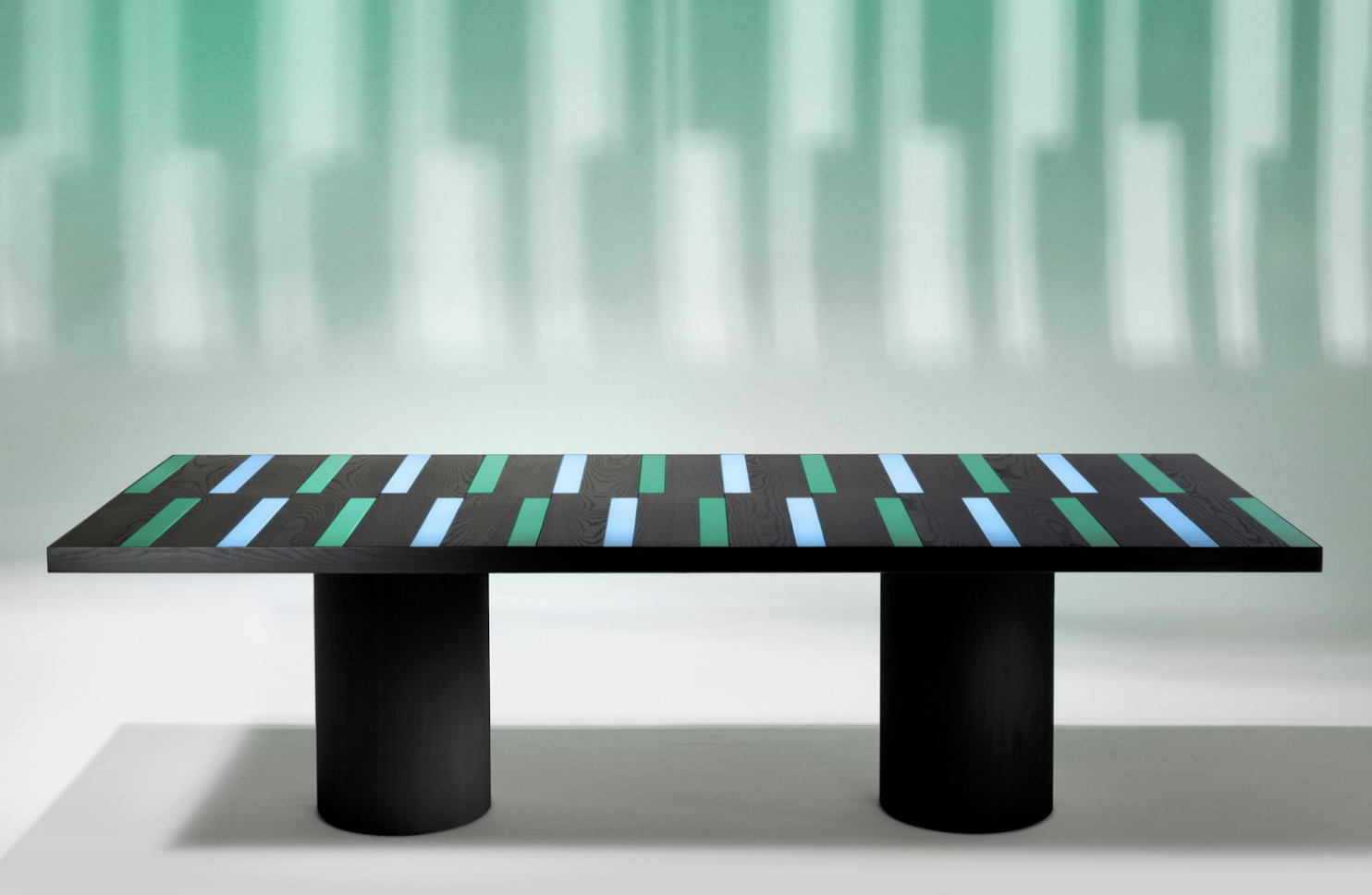 Riga-riga Table designed by Pierre Charpin for Zanotta