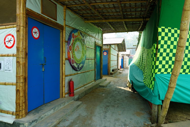 Re-opening of Balukhali clinic in Cox's Bazar Copyright: MSF/Jan Bohm Countries: Bangladesh Date taken / Date Recorded: 23 December, 2023 Caption / Description: Base for the MSF water and sanitation teams in the Balukhali clinic.