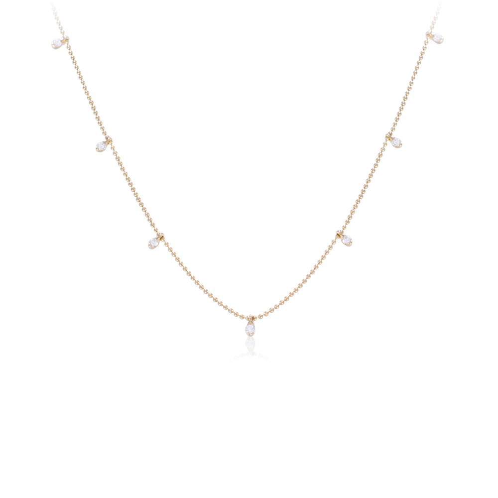 Mère et Fille - Collier Lily or jaune - 2600€