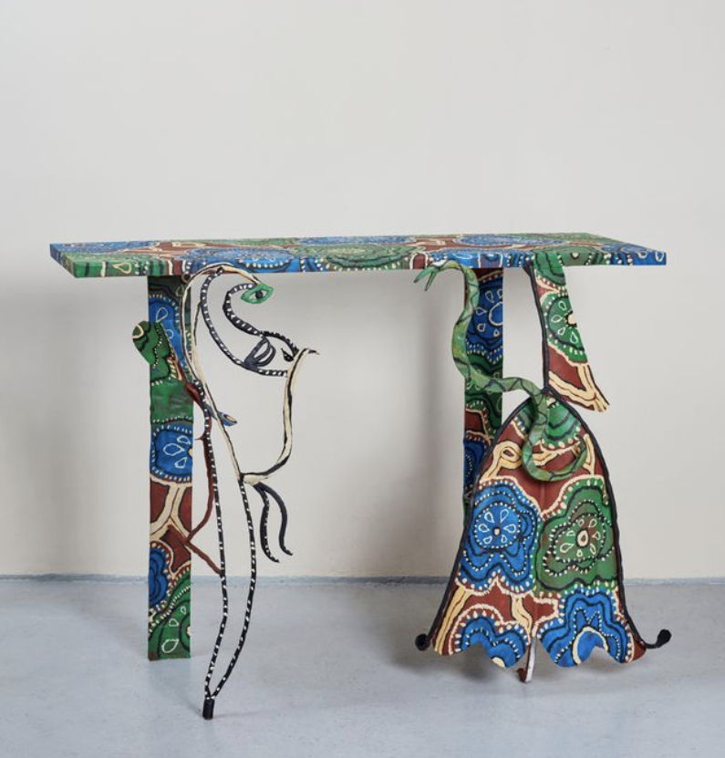 Console Lilith, 2023 by Elizabeth Garouste from Ketabi Bourdet Design at Design Miami Basel 2024 (Image courtesy of Studio Shapiro)