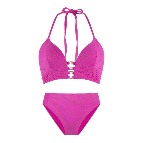 LingaDore_SS25_7718SET_TrianglePaddedBikiniSet_Fuchsia_EUR69.95