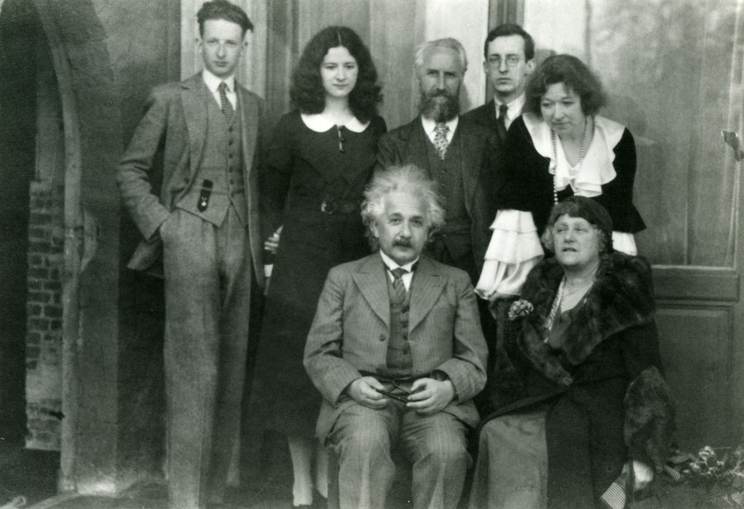 Albert en Elza Einstein met fam. De Groodt - Cantecroy