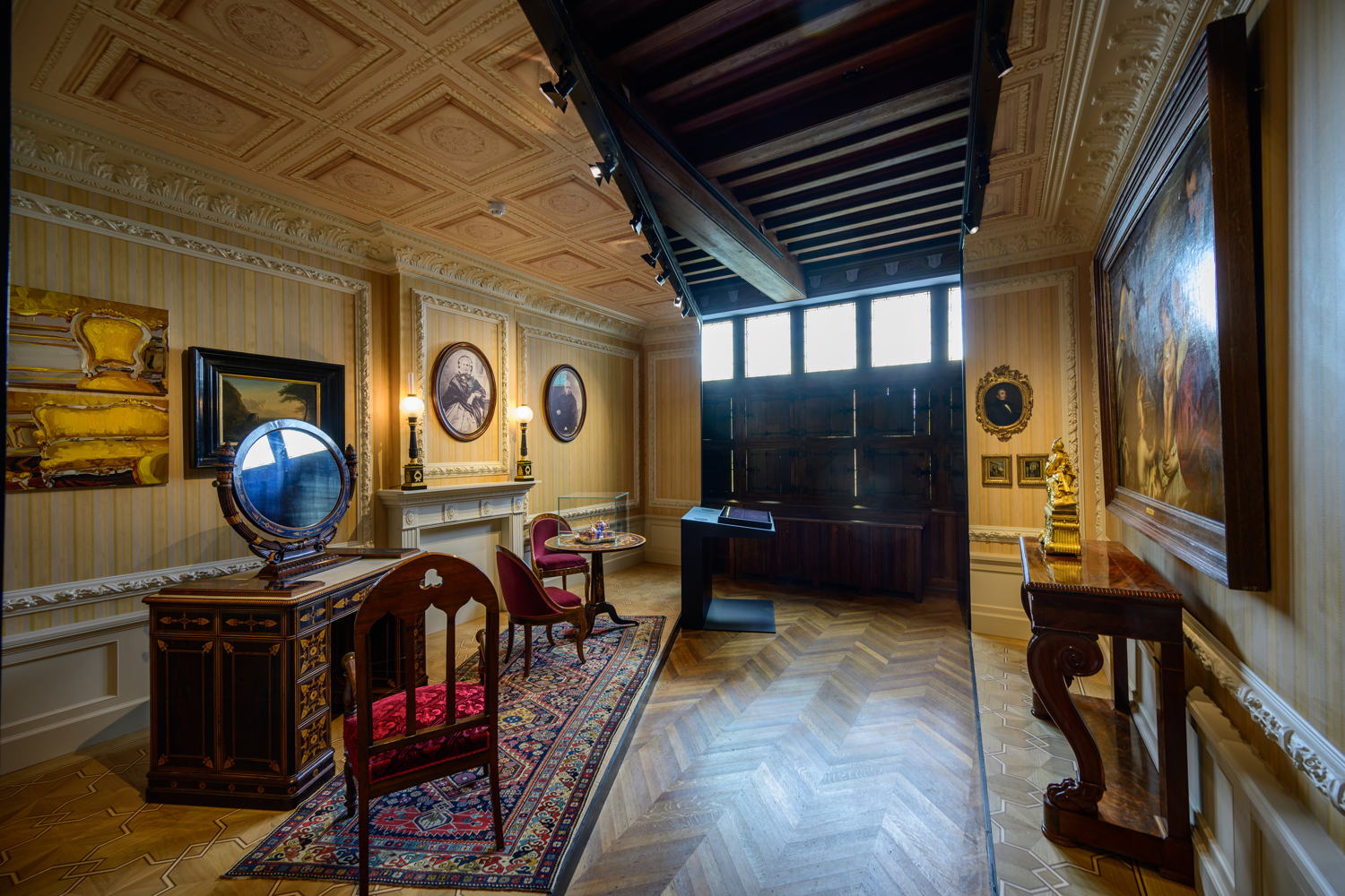 Salon Giuseppe en Costanza, Kasteel van Gaasbeek, foto Jo Exelmans