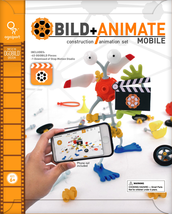 OgoSport Launches Mobile Version of Award-winning Stop-motion Animation Kit for Kids