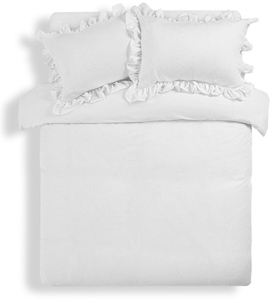 Habitat Global Artisan Leaf Matelasse - Double, £55