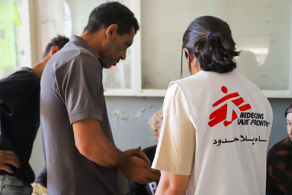 Clínica móvil de MSF en Líbano. 25 de septiembre de 2024. © Salam Daoud/MSF