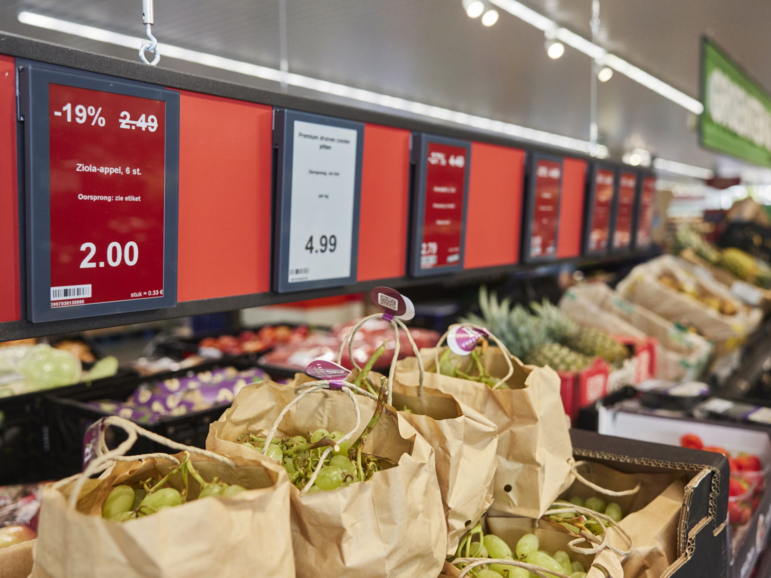 ALDI begraaft papieren prijsetiket