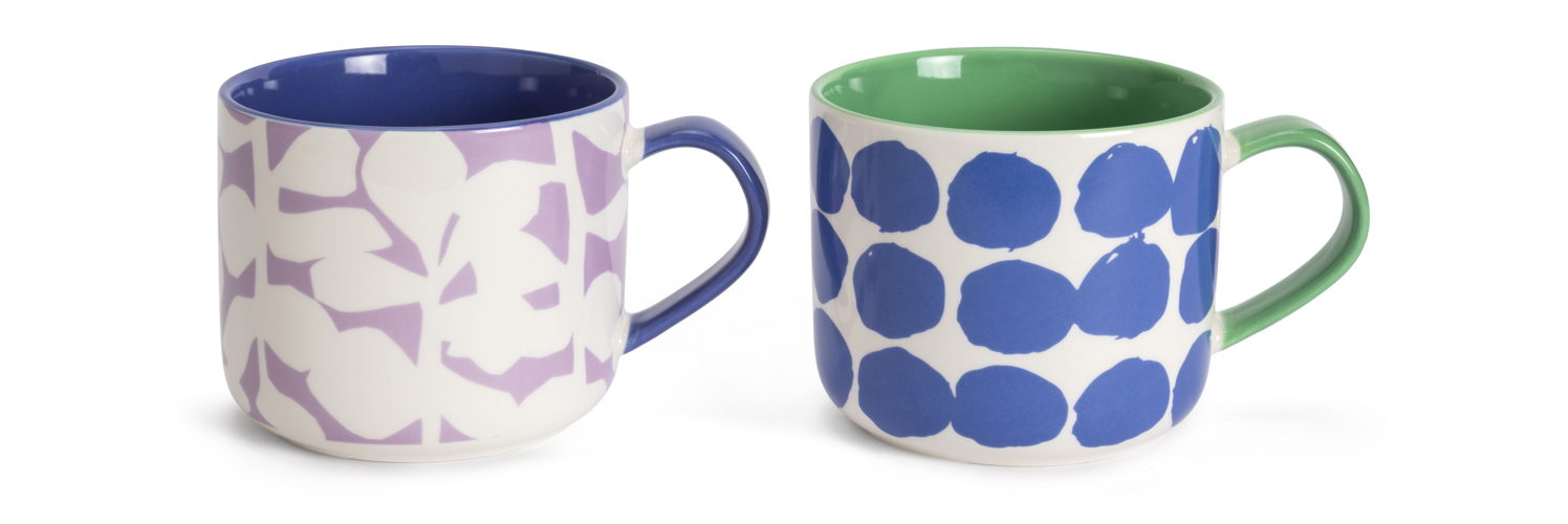 Habitat Abstract mug asst, £4.25