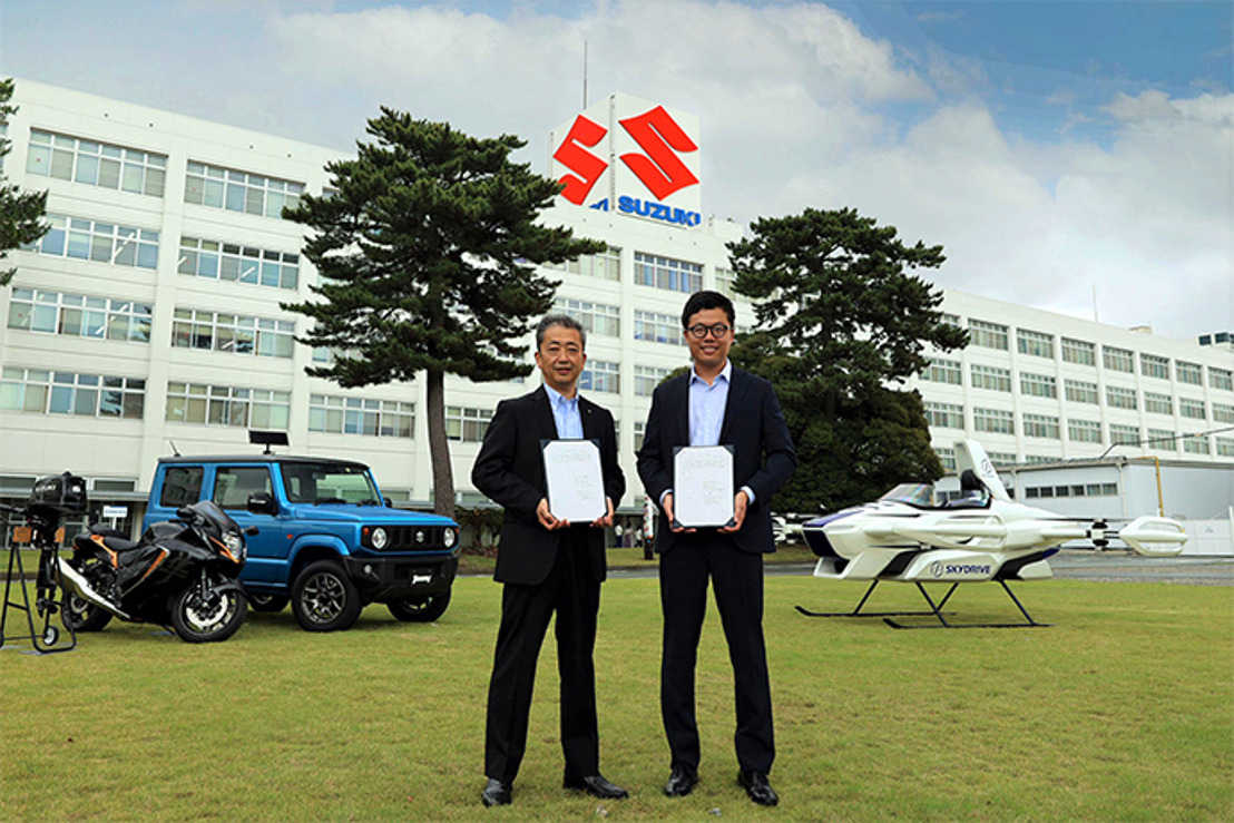 Suzuki ondertekent een overeenkomst met SkyDrive voor de productie van vliegende auto's