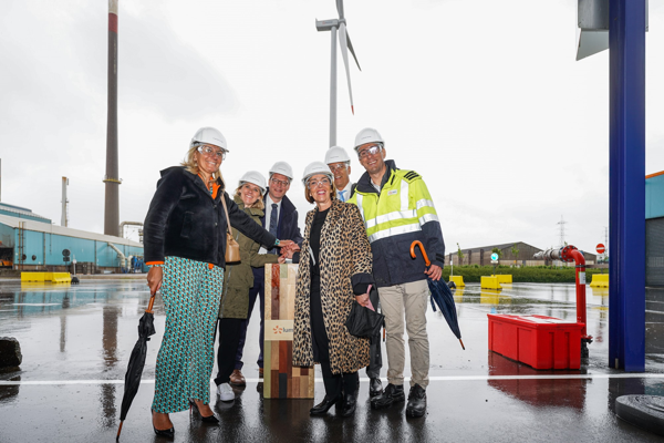 Inauguration officielle de l’éolienne de Molymet Belgium à l’occasion du 20e anniversaire de Molymet Belgium
