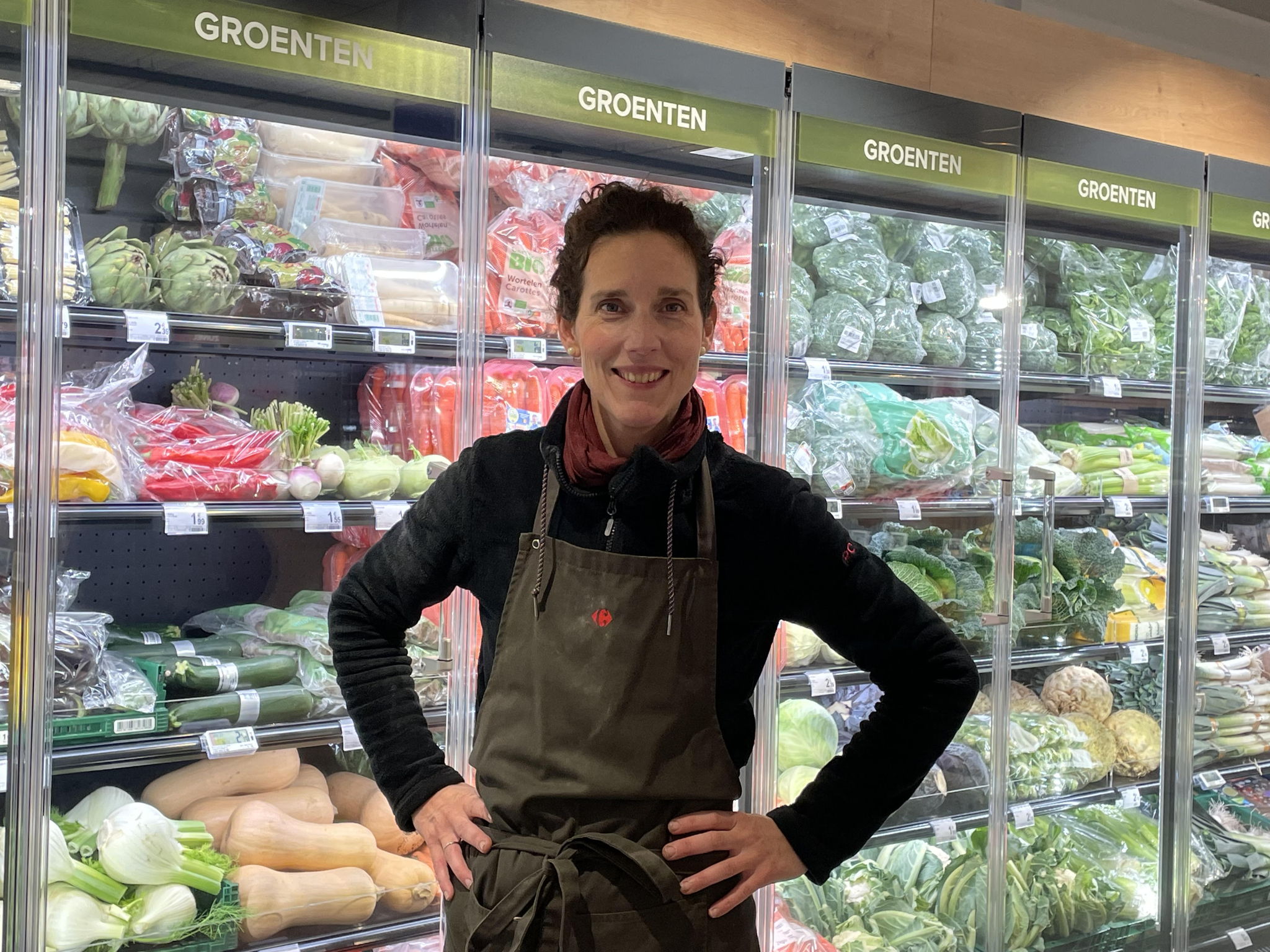Véronique Mertens, partenaire franchisée du Carrefour Market de Wommelgem Véronique Mertens, partenaire franchisée du Carrefour Market de Wommelgem