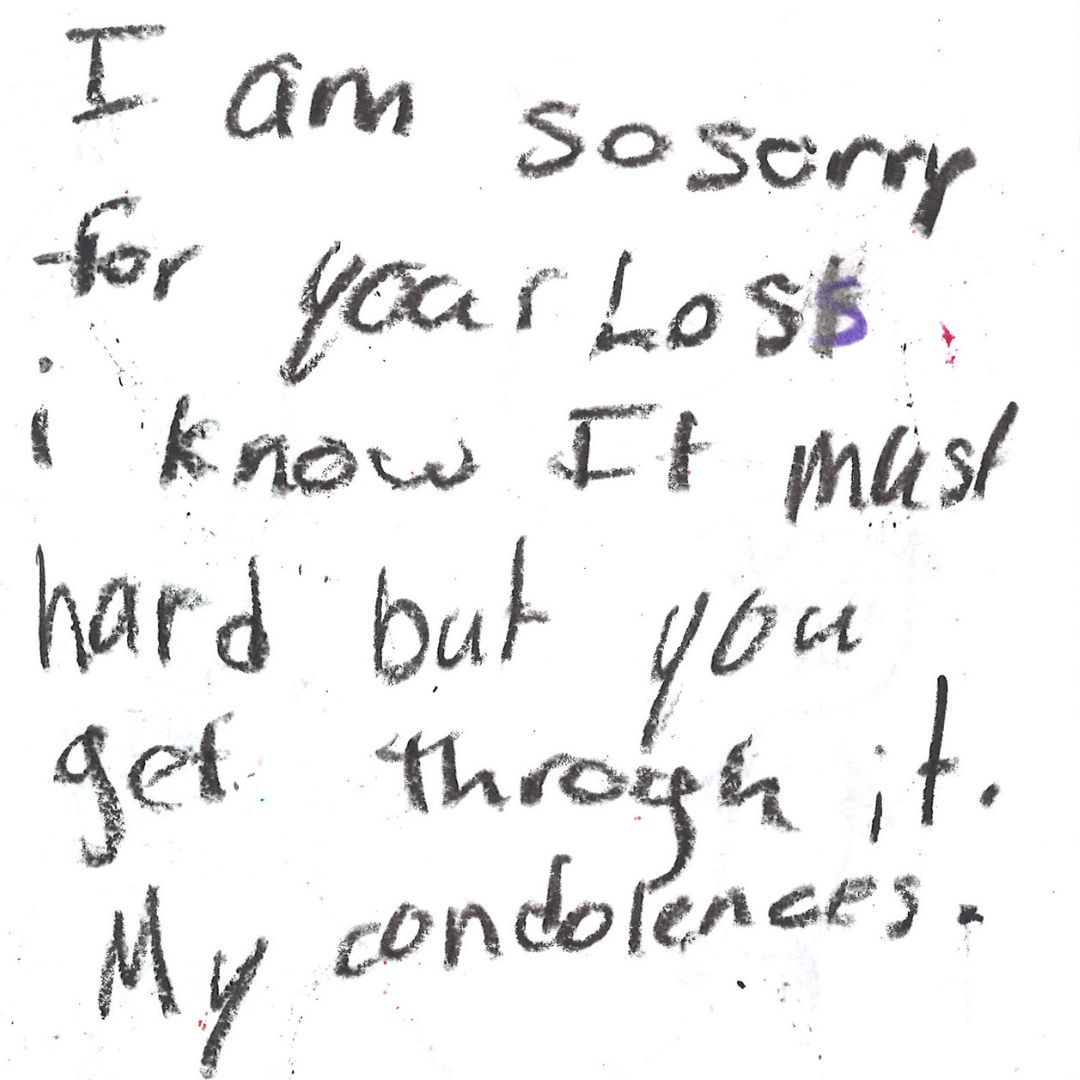Card from Student in Anguilla 