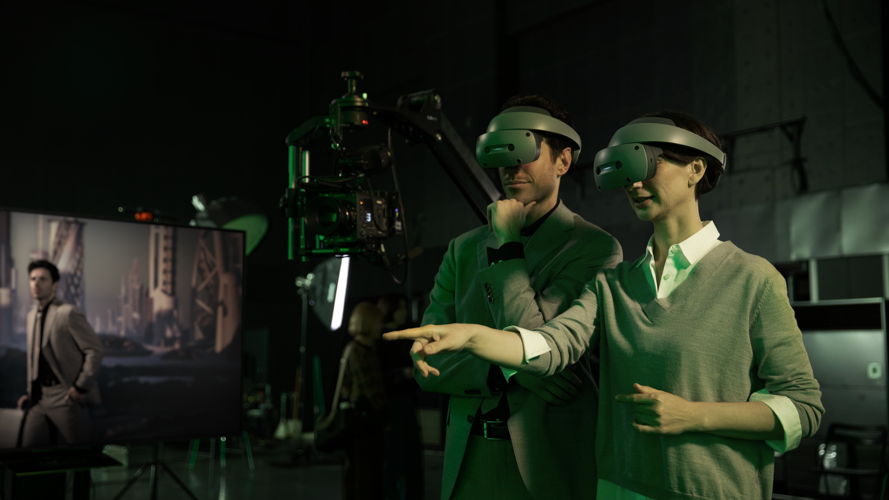 Utilizzo del sistema per la produzione di film con tecnologie 3D