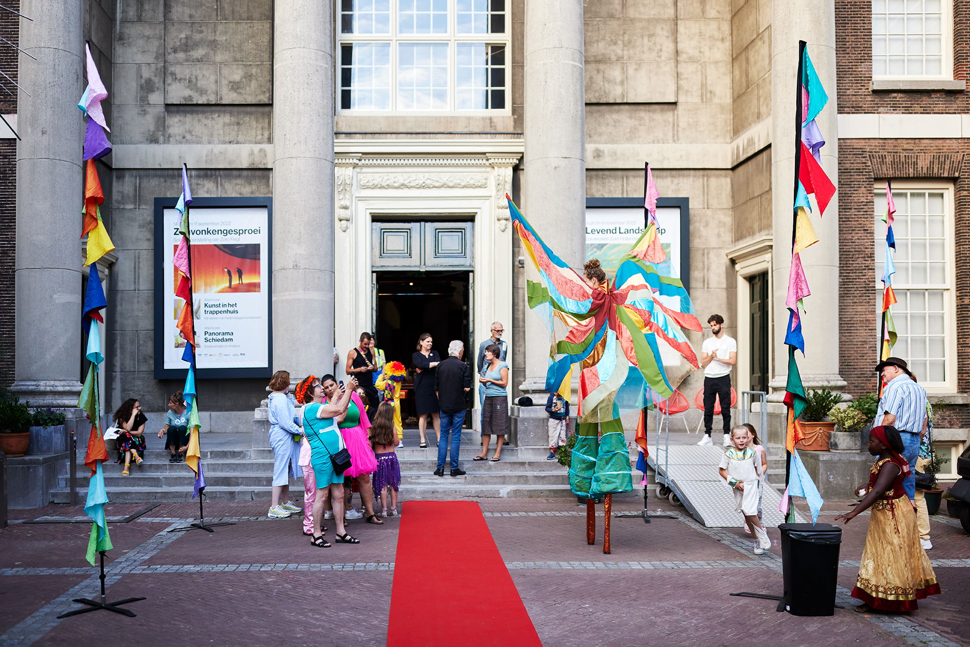 Schiedammers uit Zuid bezoeken het museum tijdens de eerste editie van Wijken Welkom, 2022. Fotografie: Aad Hoogendoorn