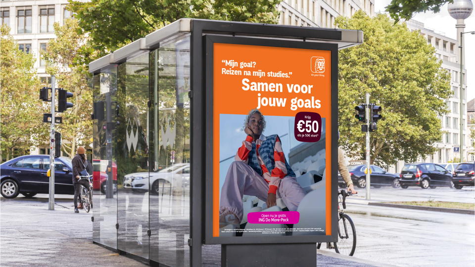 Met TBWA aan de zijlijn, sponsort ING naast de Red Flames ook alle jongerengoals.