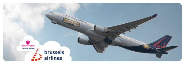 Voor vierde jaar op rij vliegt Brussels Airlines de wereld naar Tomorrowland