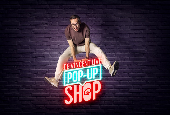 Preview: Shoppen voor 0 euro? Q-dj Vincent Fierens opent De Vincent Live Pop-Up Shop in Antwerpen