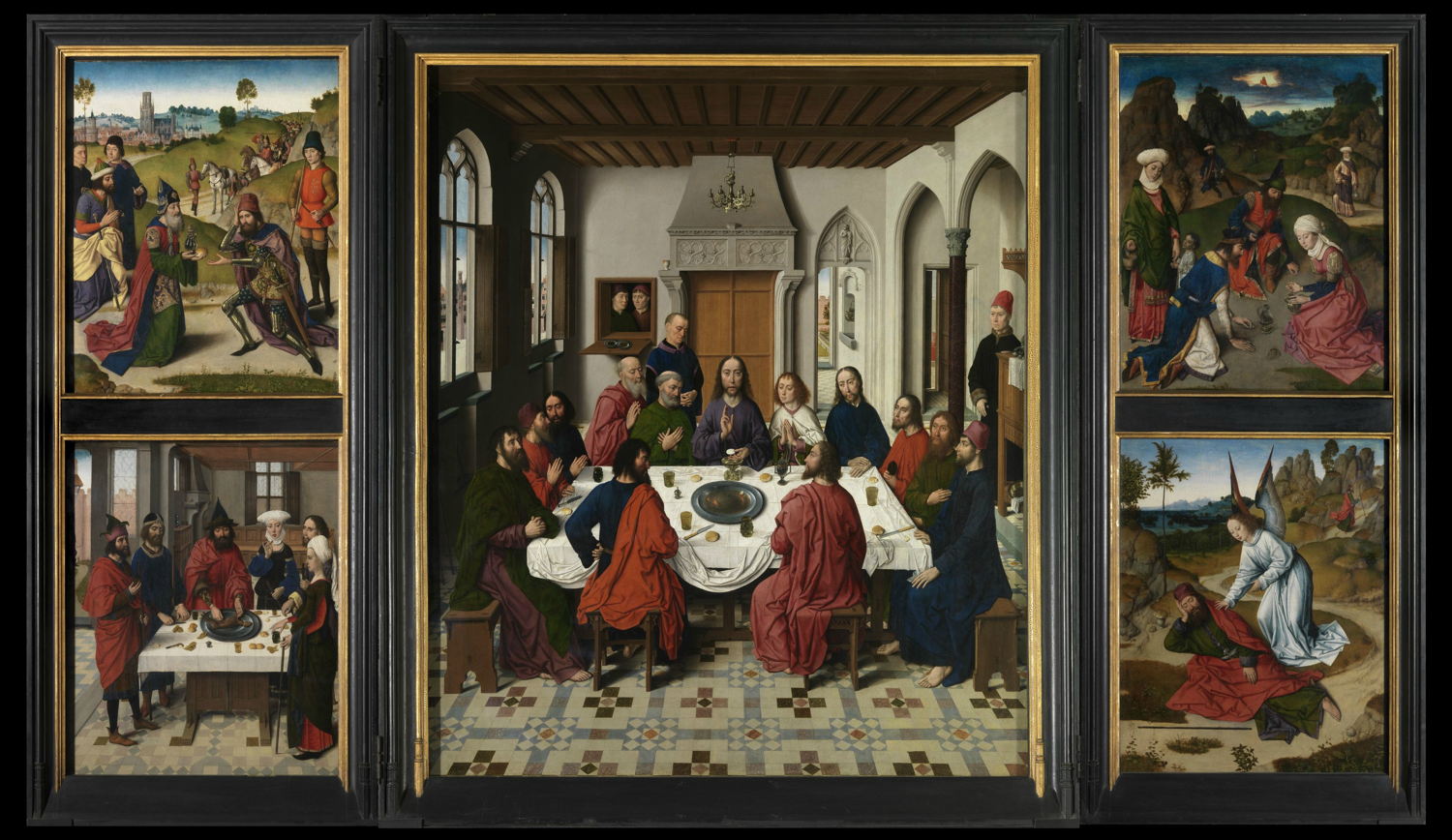 Dieric Bouts, Het Laatste Avondmaal, 1464 - 1468  (c) www.lukasweb.be - Art in Flanders, foto (c) Hugo Maertens 