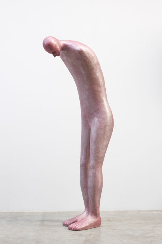 HENK VISCH, The wounded artist, 2011. Aluminium, h x 235 cm. Courtesy Tim Van Laere Gallery, Antwerp
