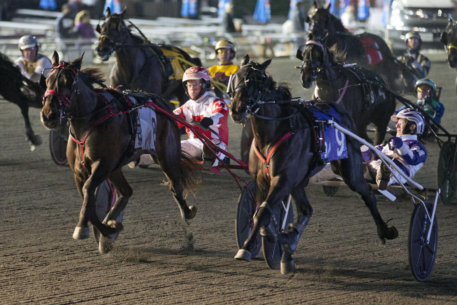 Venerable and driver David Miller winning the 2021 Mohawk Million. (Michael Burns photo)