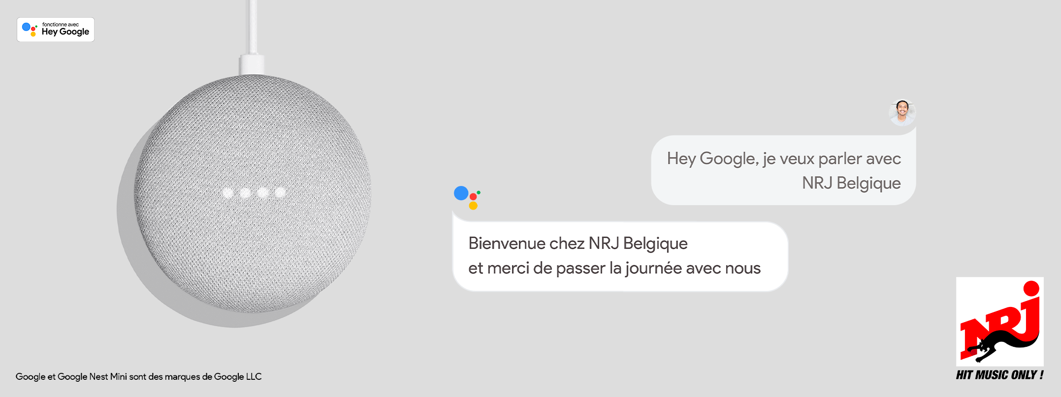 NRJ sur l'assistant Google
