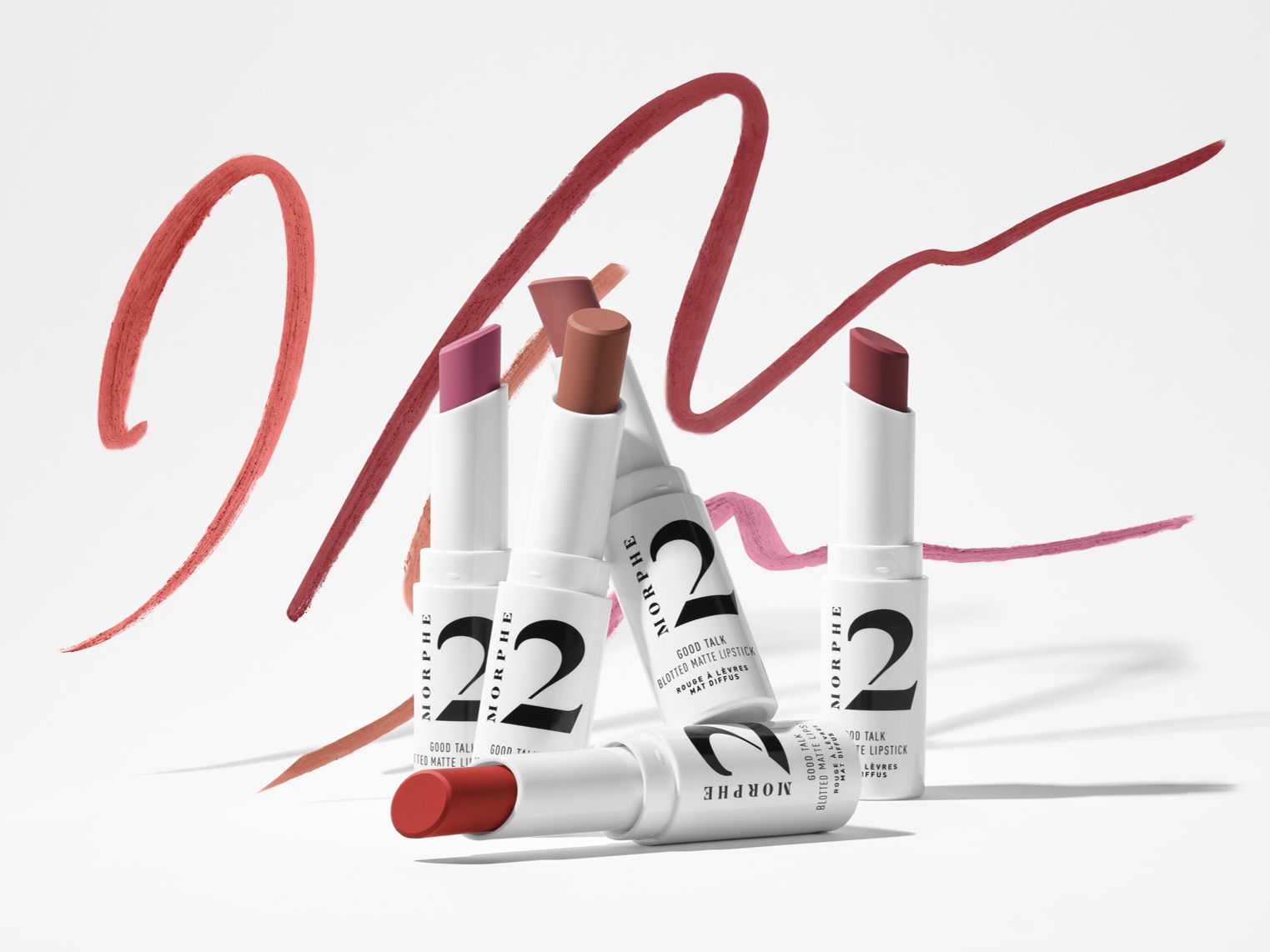 Ontdek de nieuwe essentials van Morphe 2: de Good Talk Blotted Lipstick en All a Blur Pore-Perfecting Stick.