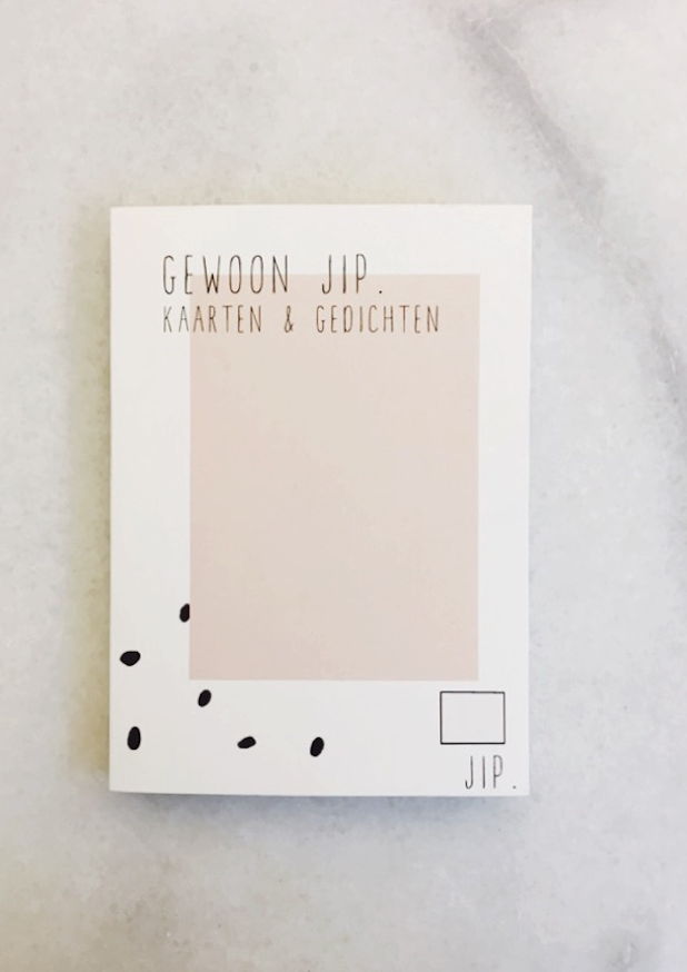 Gewoon JIP Scheurboekje, roze - postkaarten 17,50€