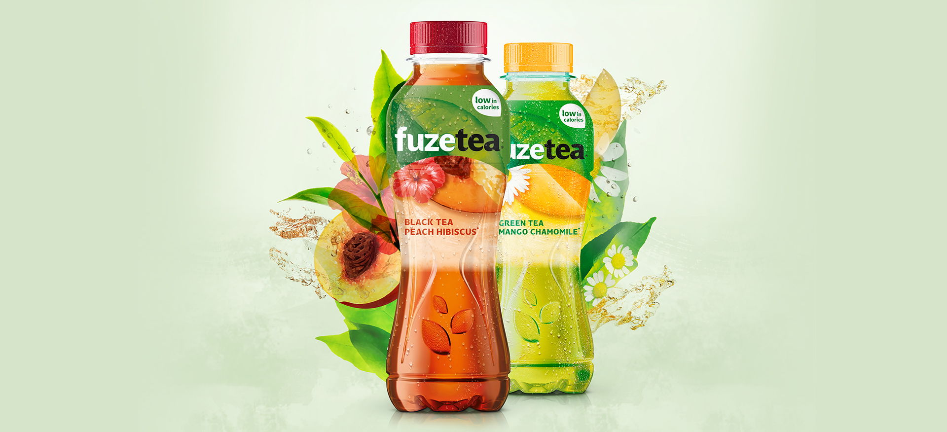 Air sips on Coca-Cola's new Fuze Tea.