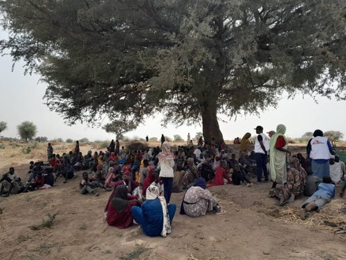 New families arrived in Tawila following new attacks in Zamzam camps. Copyright: Marion Ramstein/MSF