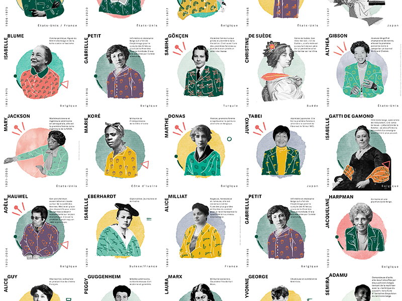Un outil interactif pour rendre les femmes de l’histoire plus visibles dans l’espace public grâce au projet Data d’Elles