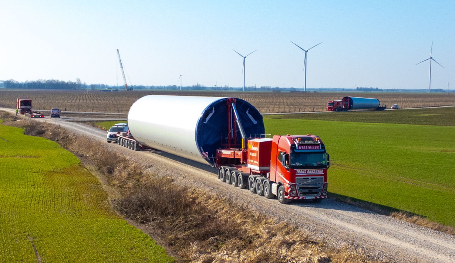 Mega Windmill Trailer XXL (MWT-XXL) Transannaberg uit Polen