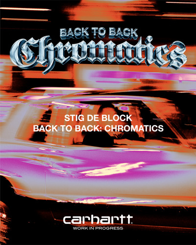 Back to Back "Chromatics": exposition de Stig De Block chez Carhartt WIP Anvers
