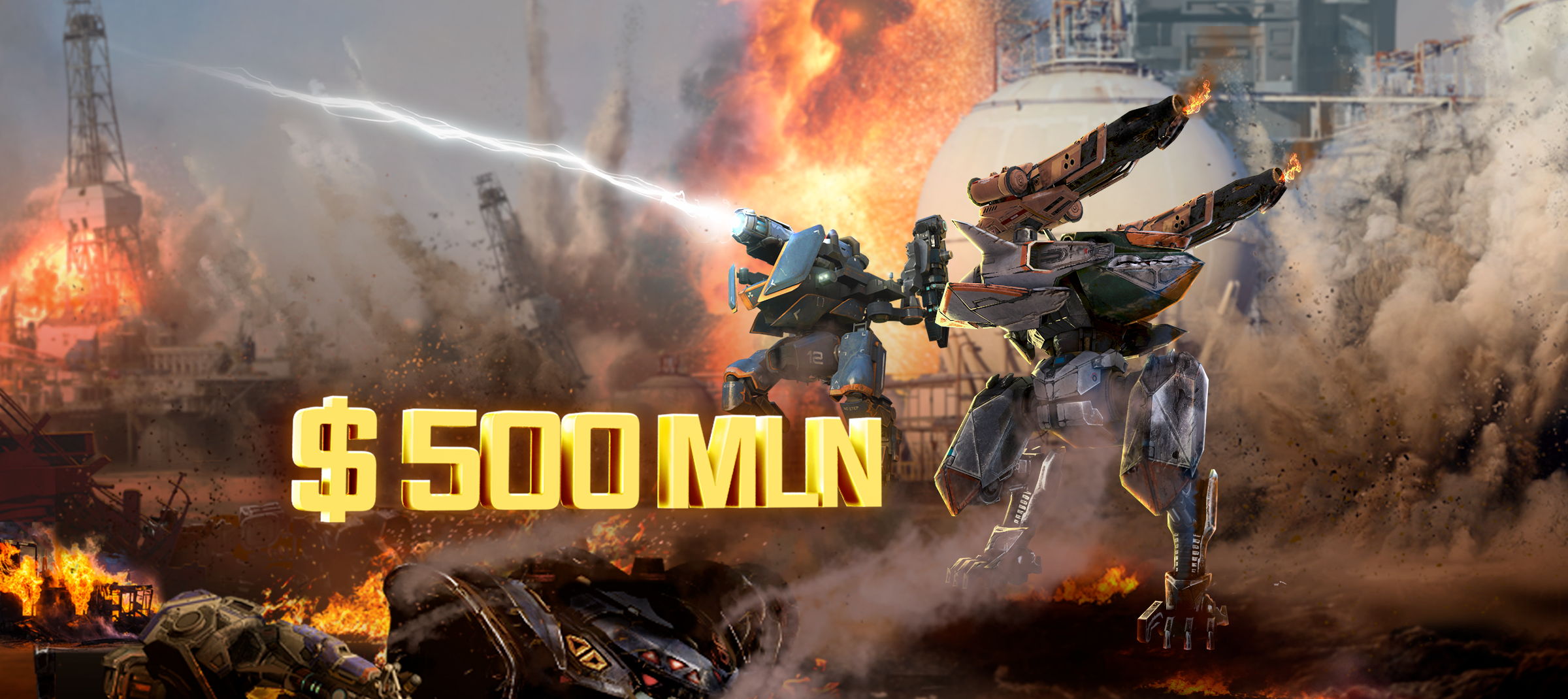 War Robots dépasse les 500 millions de dollars de revenu brut.