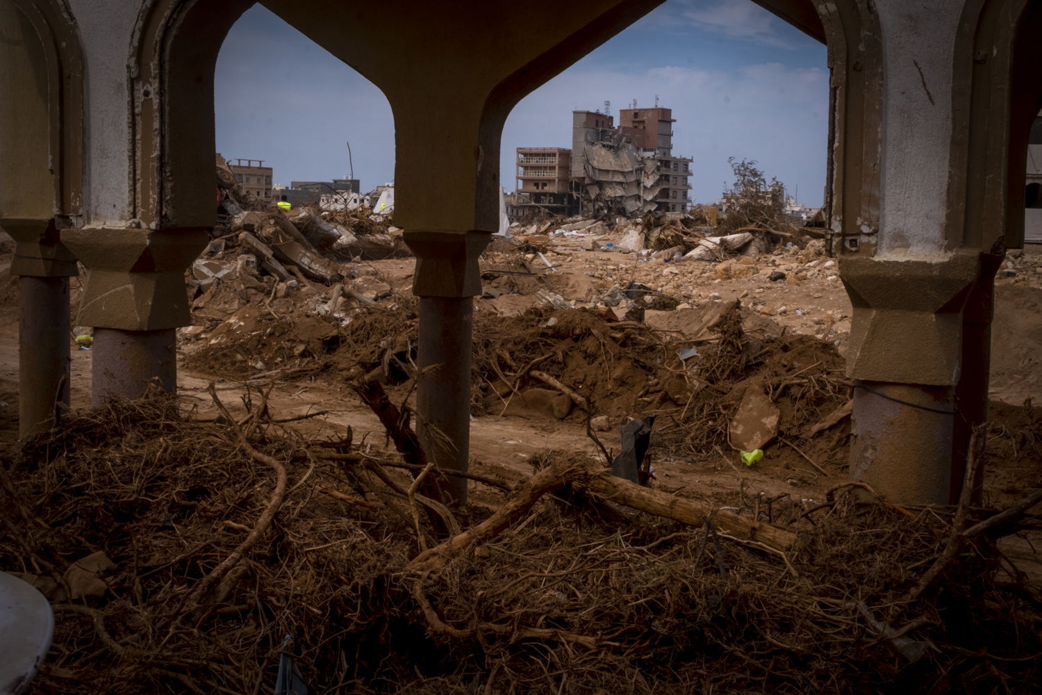 Massive destruction in the city of Derna. Copyright: Ricardo Garcia Vilanova