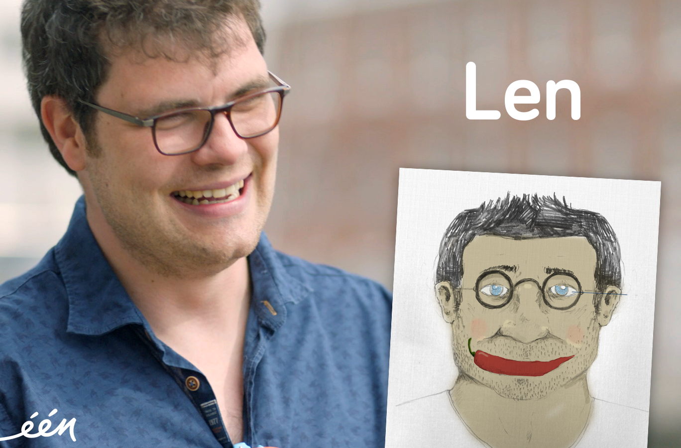 ONDER EMBARGO: Len met robotfoto - Dagelijkse kost