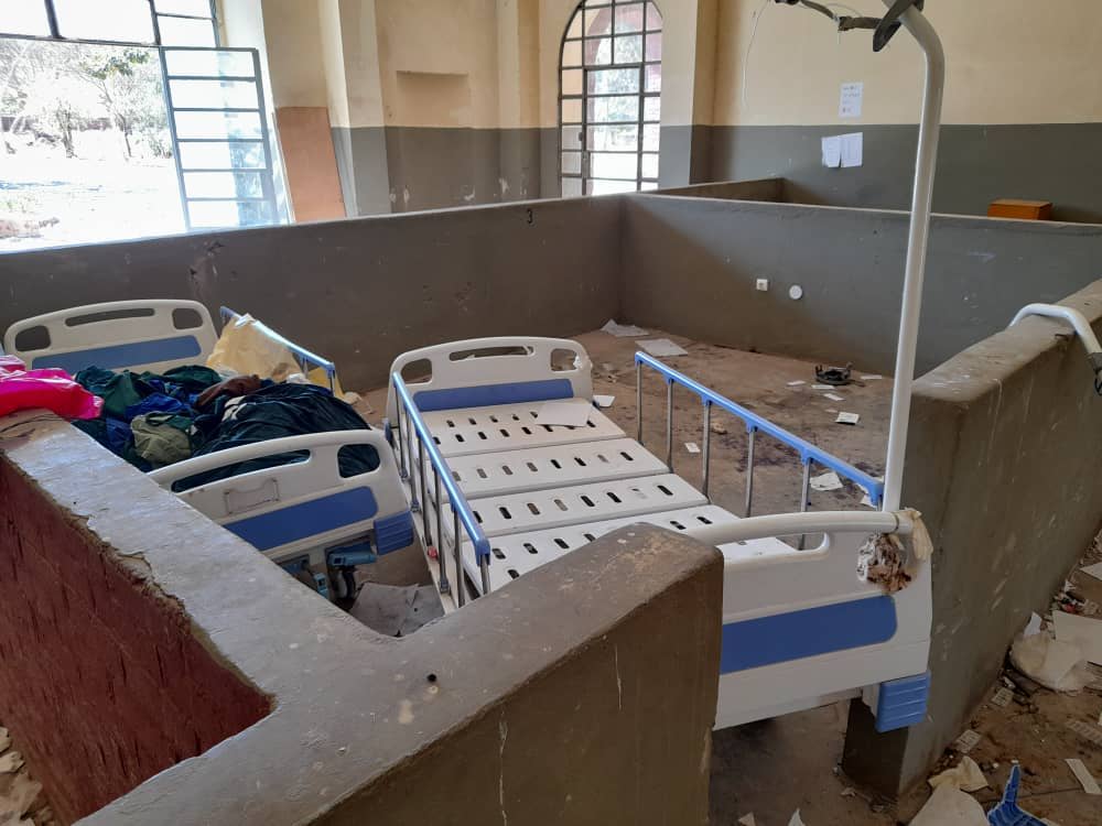 Images taken by MSF staff from inside Selekleka Hospital in Tigray, Ethiopia. As a result, the Hospital is now closed and unable to function, leaving a huge gap in the needs of the local population. 1 Feb 2021, credit MSF