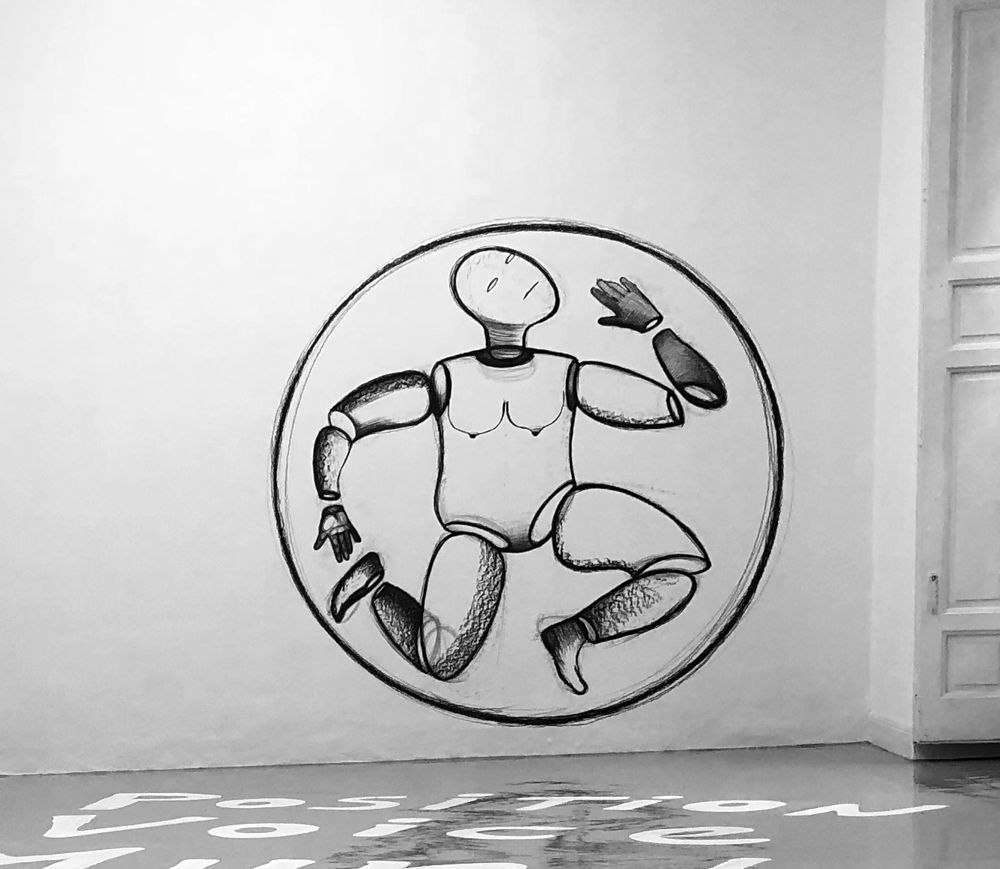 Dora GarcÍa, Coyolxauhqui, as part of the installation "The Labyrinth of Female Freedom", Galeria Juana de Aizpuru, 2020. Photo Dora García