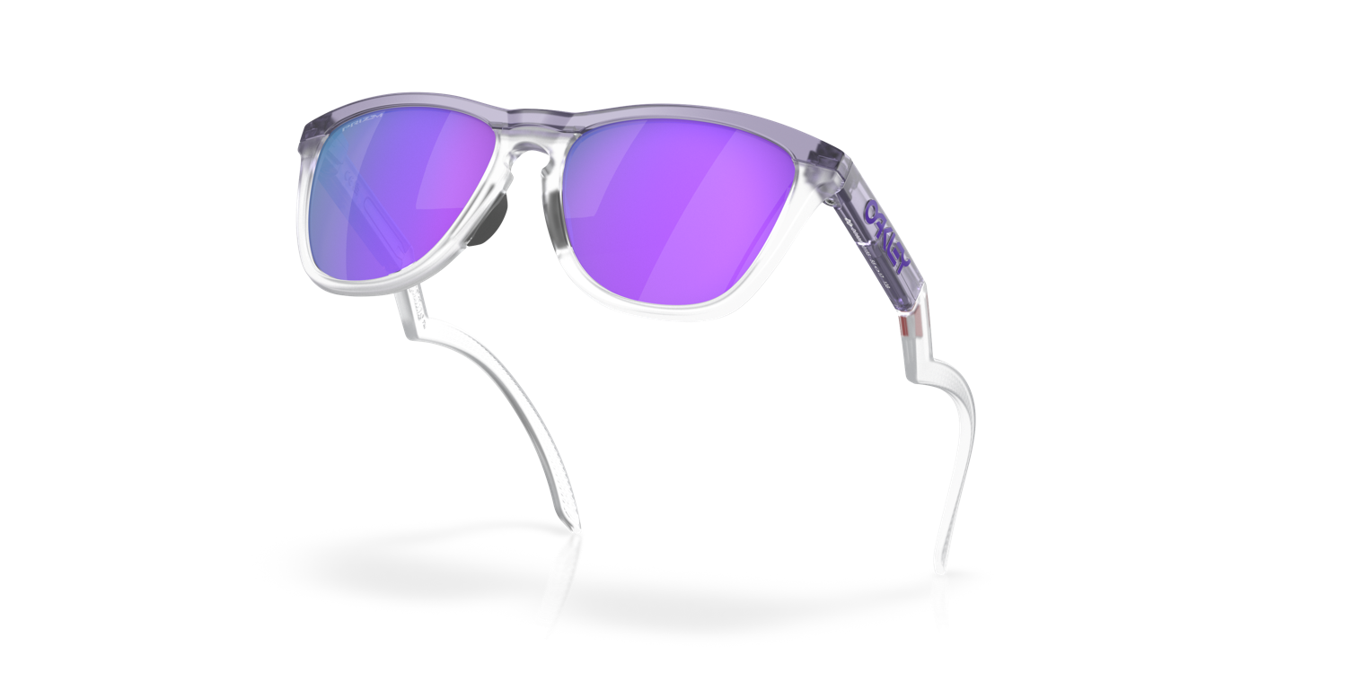 OAKLEY FROGSKIN HYBRID MATTE TRANSPARENT LILAC WITH PRIZM VIOLET (3)