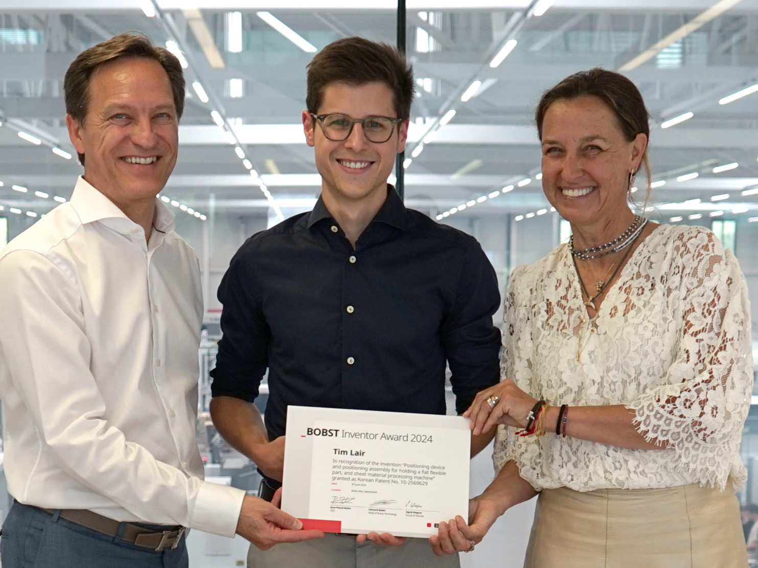 BOBST celebra le innovazioni dei dipendenti con l’Inventor Award 2024