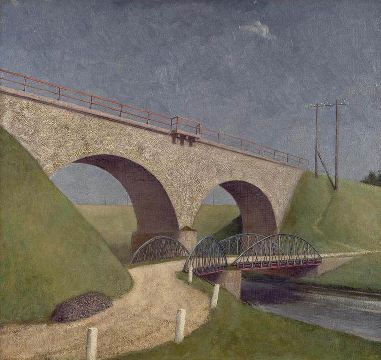 "Two bridges", 1930. Herber Böttger. AKG2031381 © akg-images