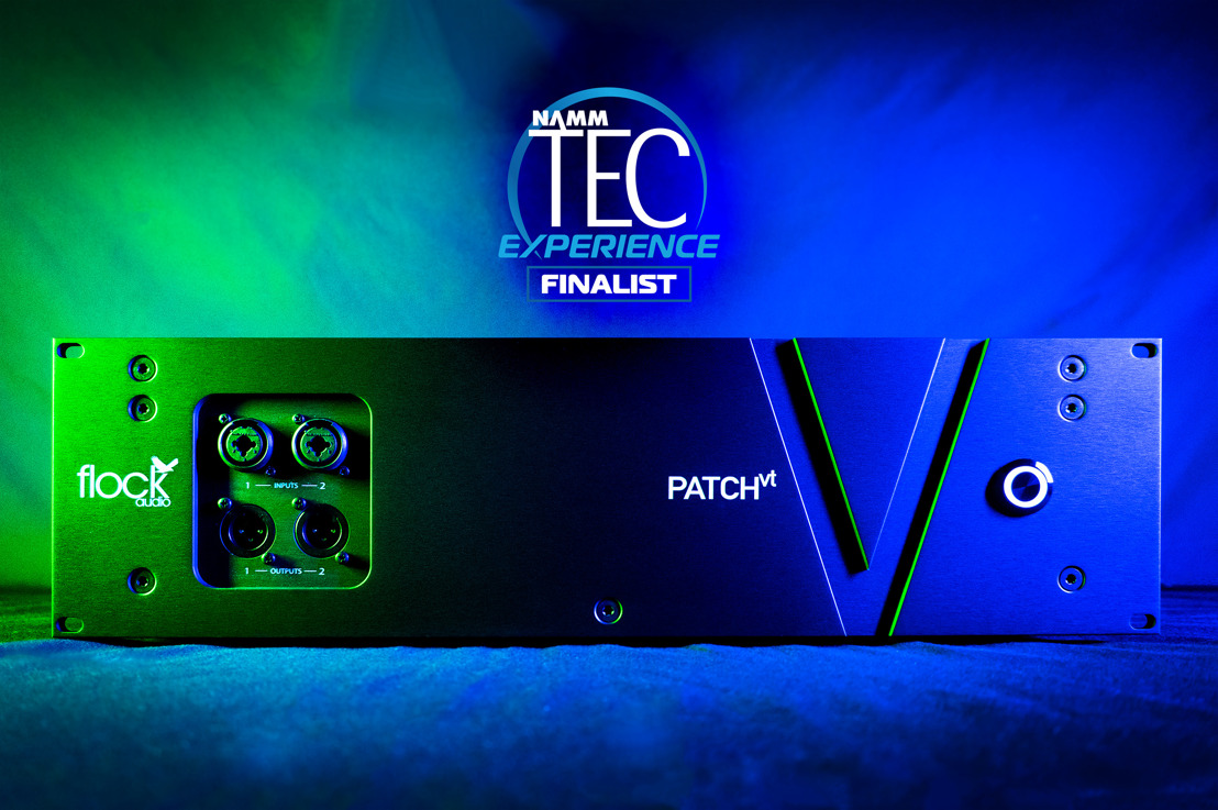 Flock Audio PATCH VT Named as Finalist for Outstanding Technical Achievement at 39th Annual TEC Awards