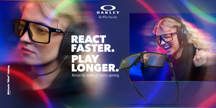 REACT FASTER AND PLAY LONGER WITH THE 2023 GAMING COLLECTION FROM OAKLEY®